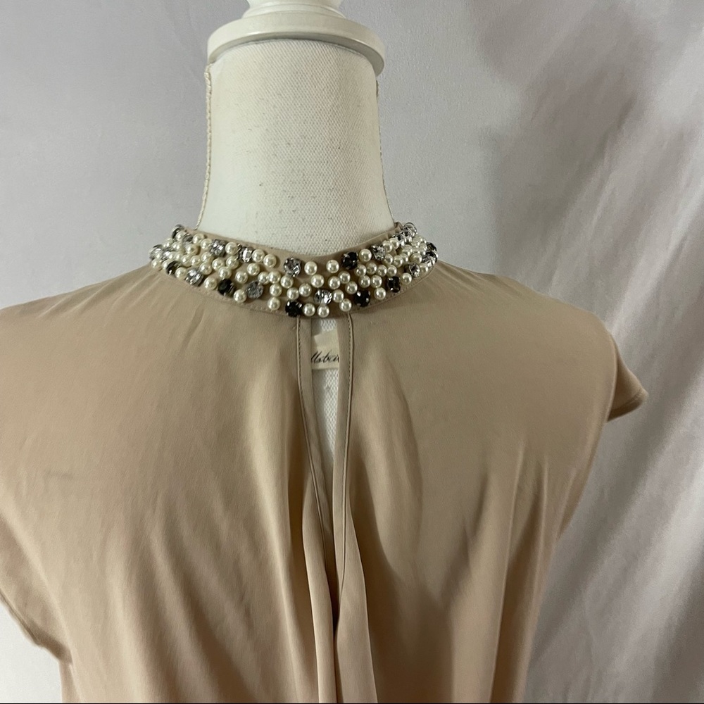 Bellatrix Jeweled Neckline Sleeveless top - Picture 12 of 14